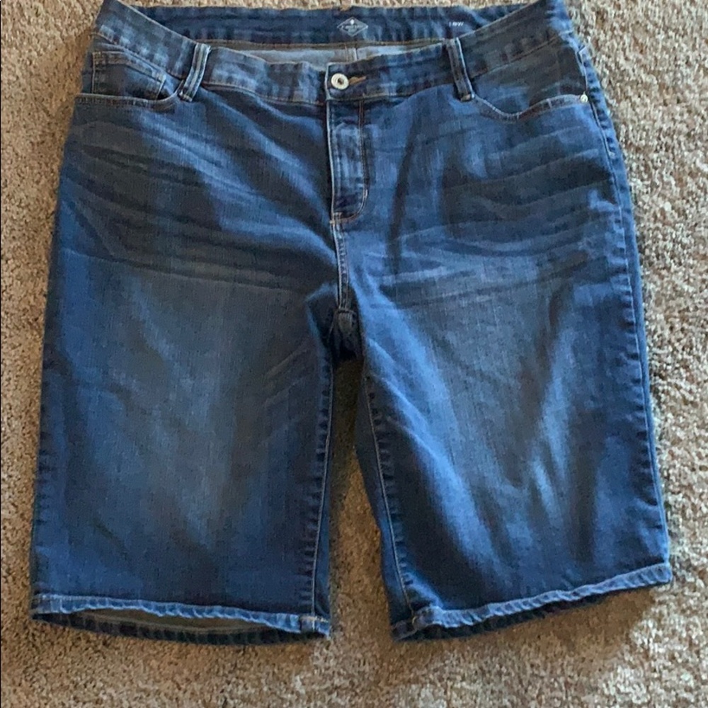 Denim shorts